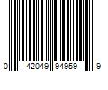 Barcode Image for UPC code 042049949599