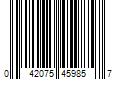 Barcode Image for UPC code 042075459857