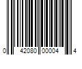 Barcode Image for UPC code 042080000044