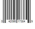 Barcode Image for UPC code 042095173849