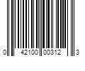 Barcode Image for UPC code 042100003123