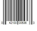 Barcode Image for UPC code 042100005363