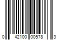 Barcode Image for UPC code 042100005783