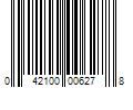 Barcode Image for UPC code 042100006278