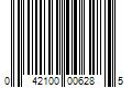 Barcode Image for UPC code 042100006285