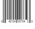 Barcode Image for UPC code 042100007343