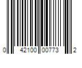 Barcode Image for UPC code 042100007732