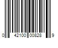 Barcode Image for UPC code 042100008289