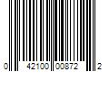 Barcode Image for UPC code 042100008722. Product Name: 