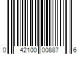 Barcode Image for UPC code 042100008876