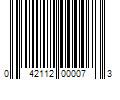 Barcode Image for UPC code 042112000073