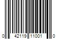 Barcode Image for UPC code 042119110010