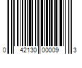 Barcode Image for UPC code 042130000093