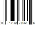 Barcode Image for UPC code 042130011808