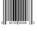 Barcode Image for UPC code 042133000083