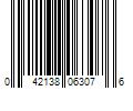 Barcode Image for UPC code 042138063076