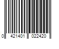 Barcode Image for UPC code 0421401022420