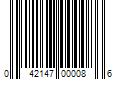 Barcode Image for UPC code 042147000086