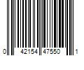 Barcode Image for UPC code 042154475501