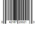 Barcode Image for UPC code 042167200213