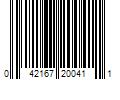 Barcode Image for UPC code 042167200411