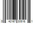 Barcode Image for UPC code 042167305161