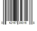 Barcode Image for UPC code 042167393168