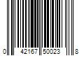 Barcode Image for UPC code 042167500238