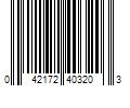 Barcode Image for UPC code 042172403203