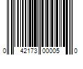 Barcode Image for UPC code 042173000050