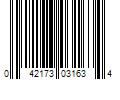 Barcode Image for UPC code 042173031634