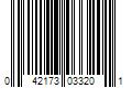 Barcode Image for UPC code 042173033201