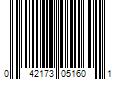 Barcode Image for UPC code 042173051601