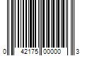 Barcode Image for UPC code 042175000003