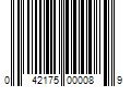 Barcode Image for UPC code 042175000089