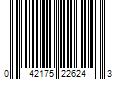 Barcode Image for UPC code 042175226243