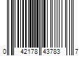 Barcode Image for UPC code 042178437837