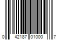 Barcode Image for UPC code 042187010007