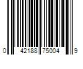 Barcode Image for UPC code 042188750049