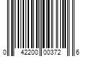 Barcode Image for UPC code 042200003726