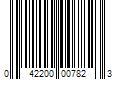 Barcode Image for UPC code 042200007823