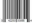 Barcode Image for UPC code 042200008554