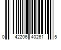 Barcode Image for UPC code 042206402615