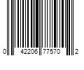 Barcode Image for UPC code 042206775702