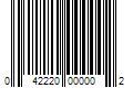 Barcode Image for UPC code 042220000002