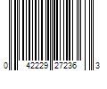 Barcode Image for UPC code 042229272363