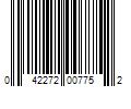 Barcode Image for UPC code 042272007752