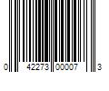 Barcode Image for UPC code 042273000073