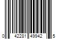 Barcode Image for UPC code 042281499425