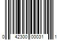 Barcode Image for UPC code 042300000311